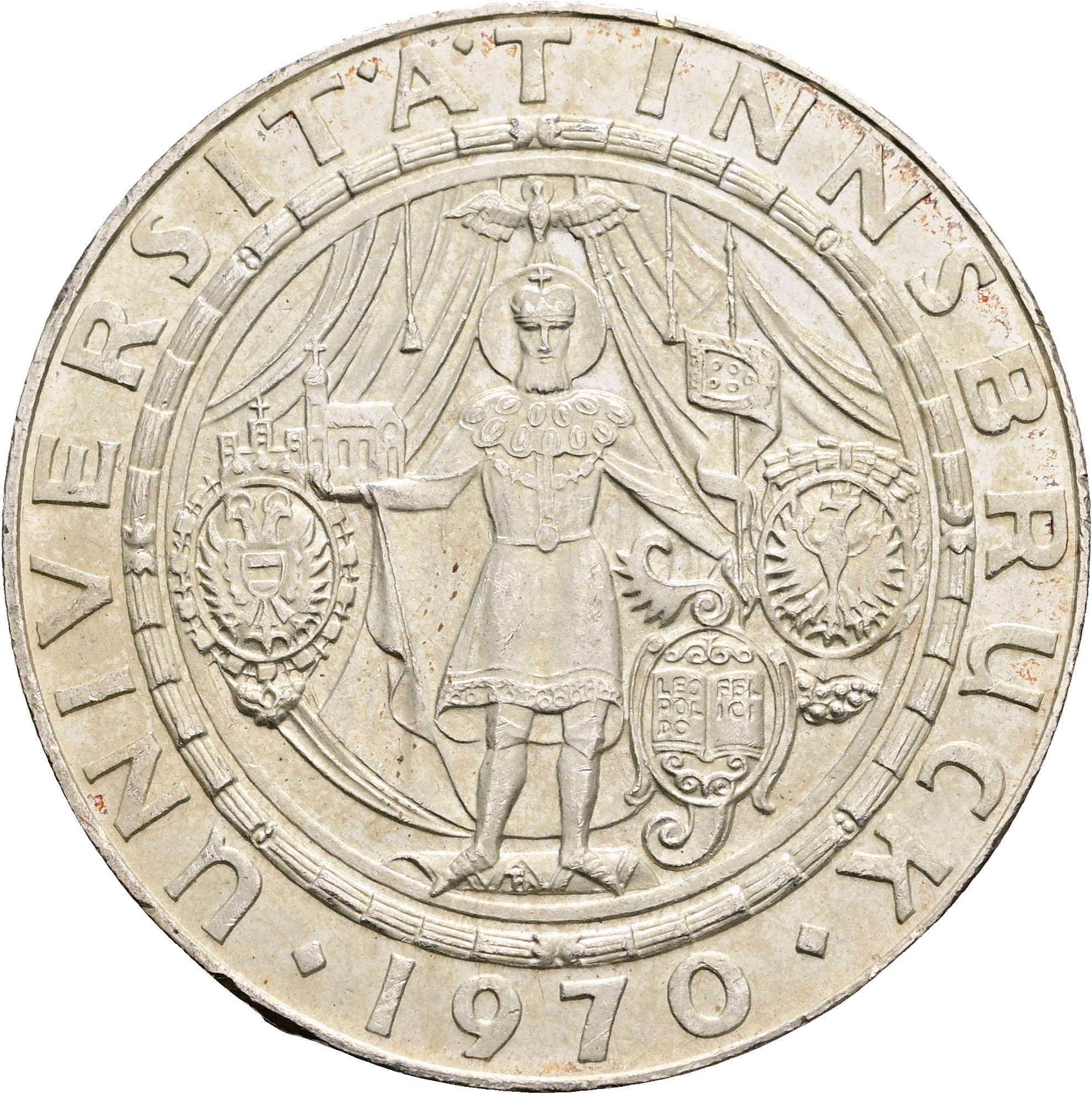 50 Schilling 1970 – Rückseite