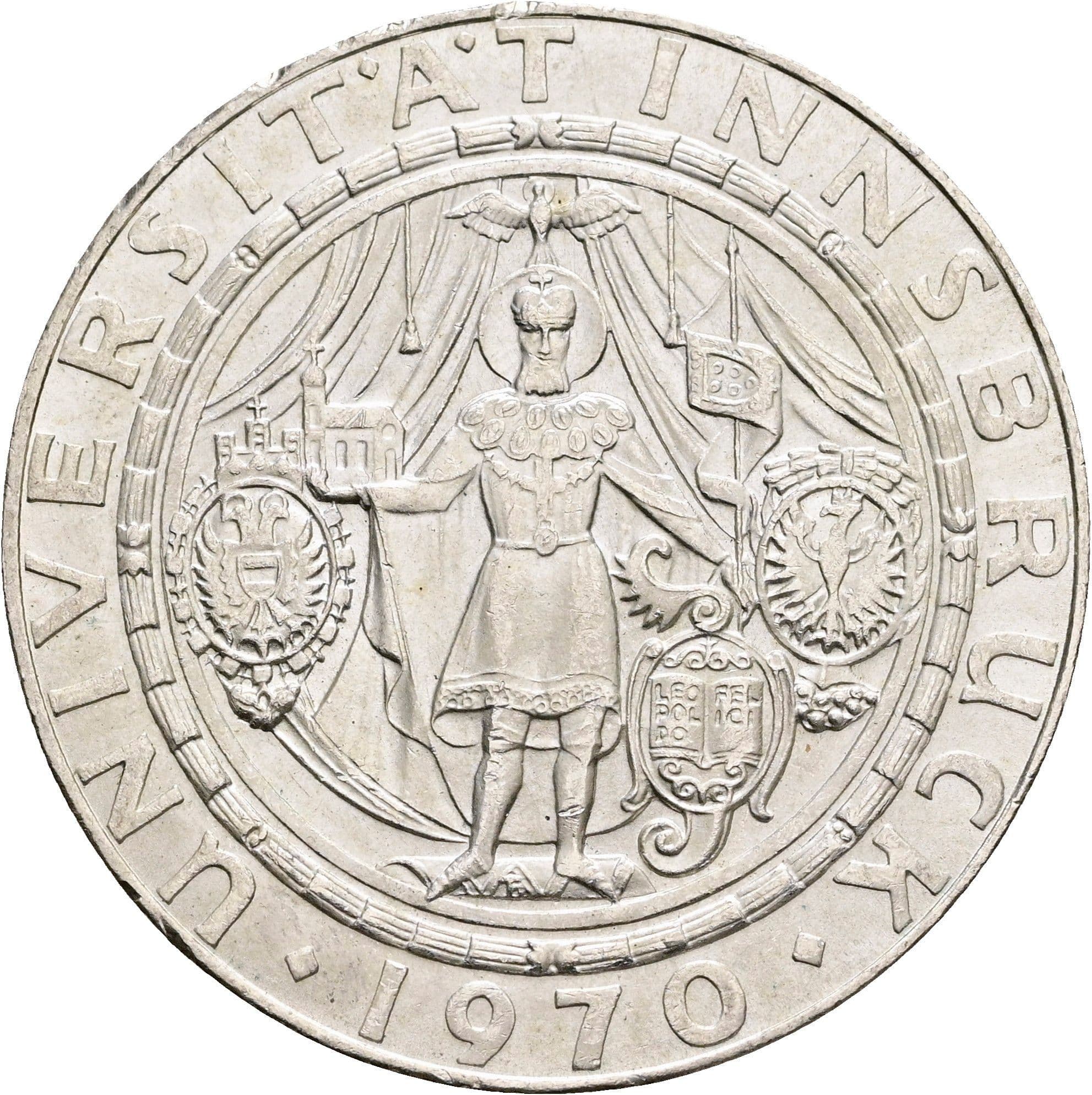 50 Schilling 1970 – Rückseite