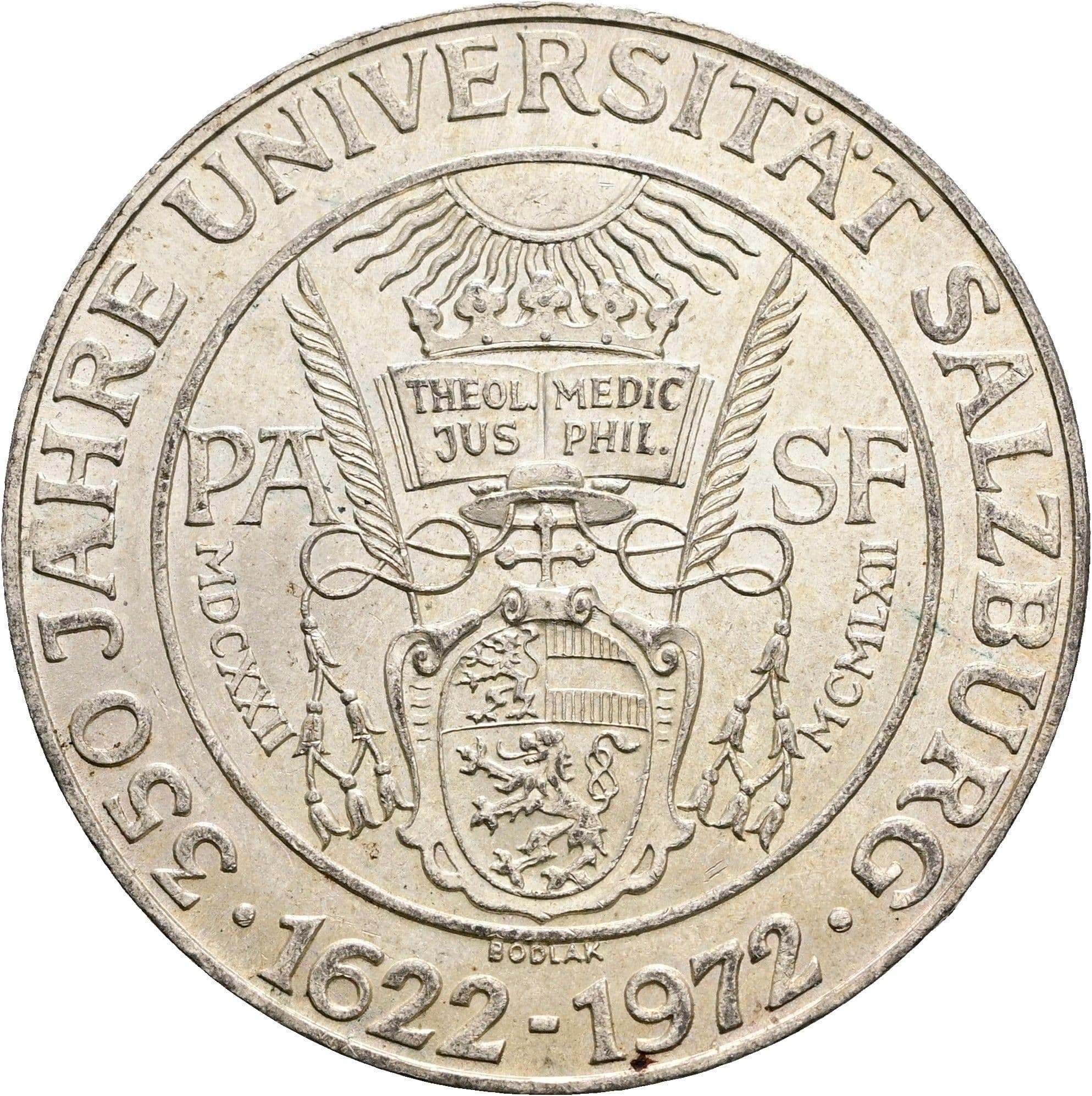 50 Schilling 1972 – Rückseite