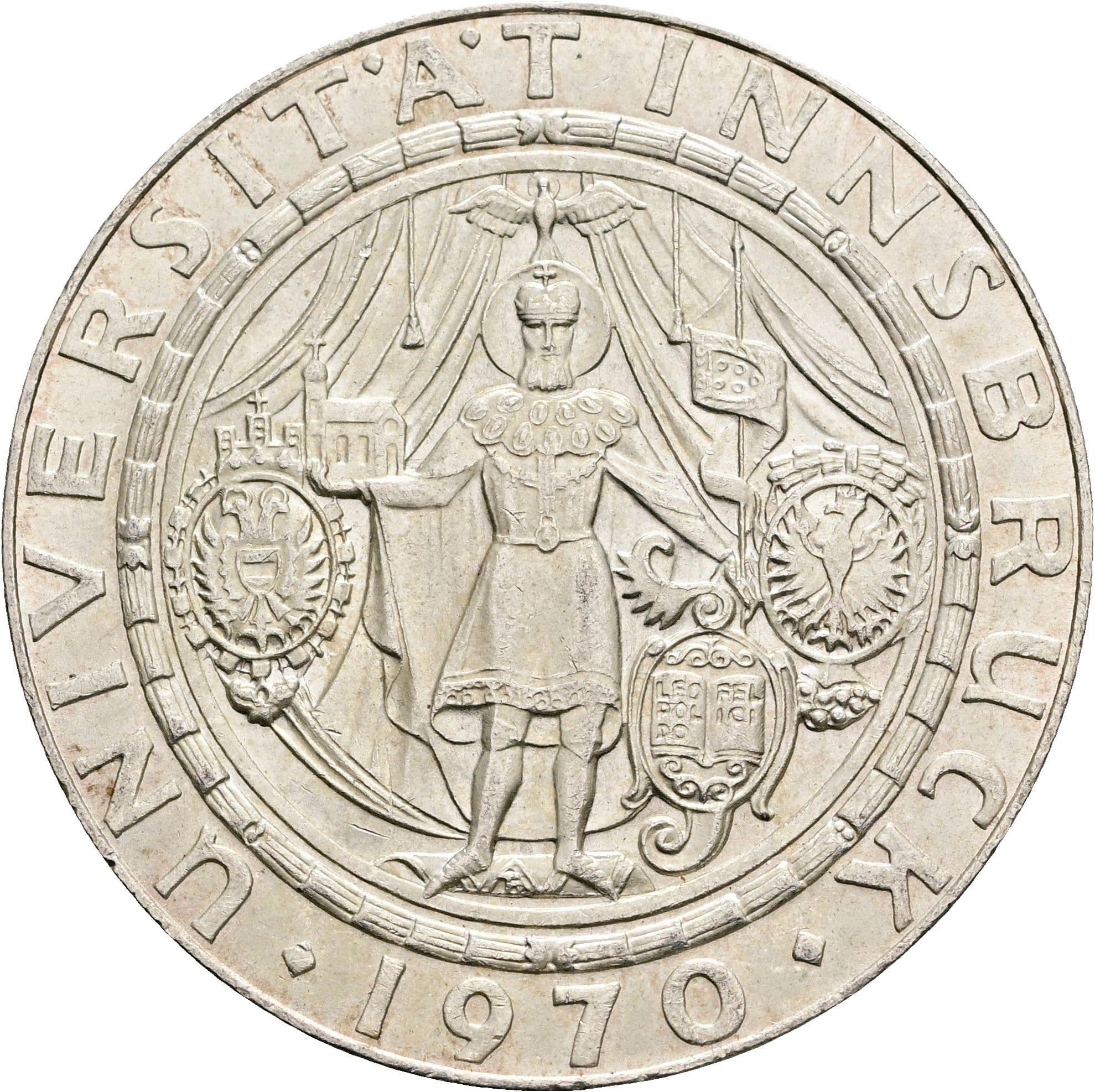 50 Schilling 1970 – Rückseite