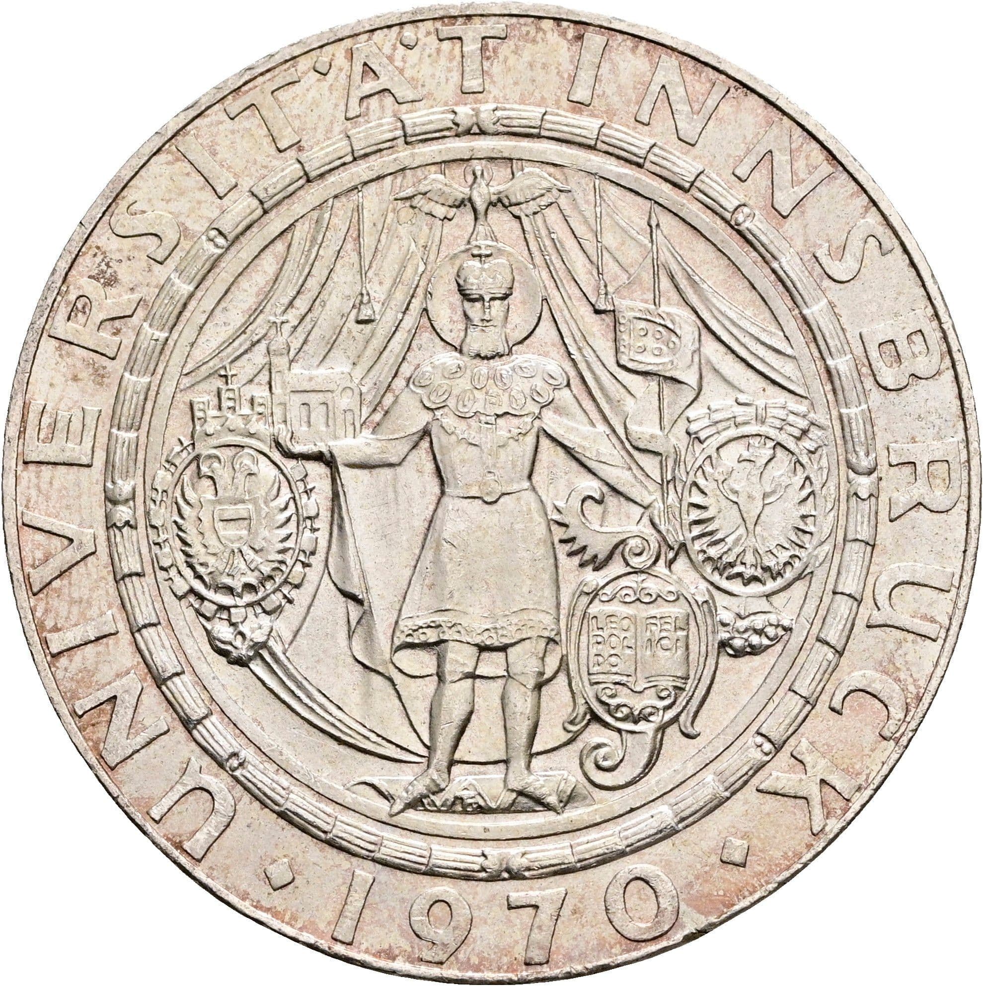 50 Schilling 1970 – Rückseite
