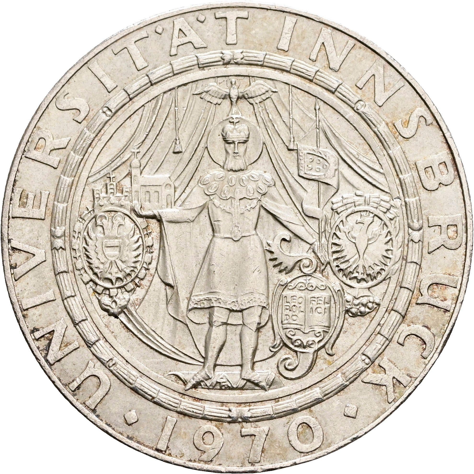 50 Schilling 1970 – Rückseite