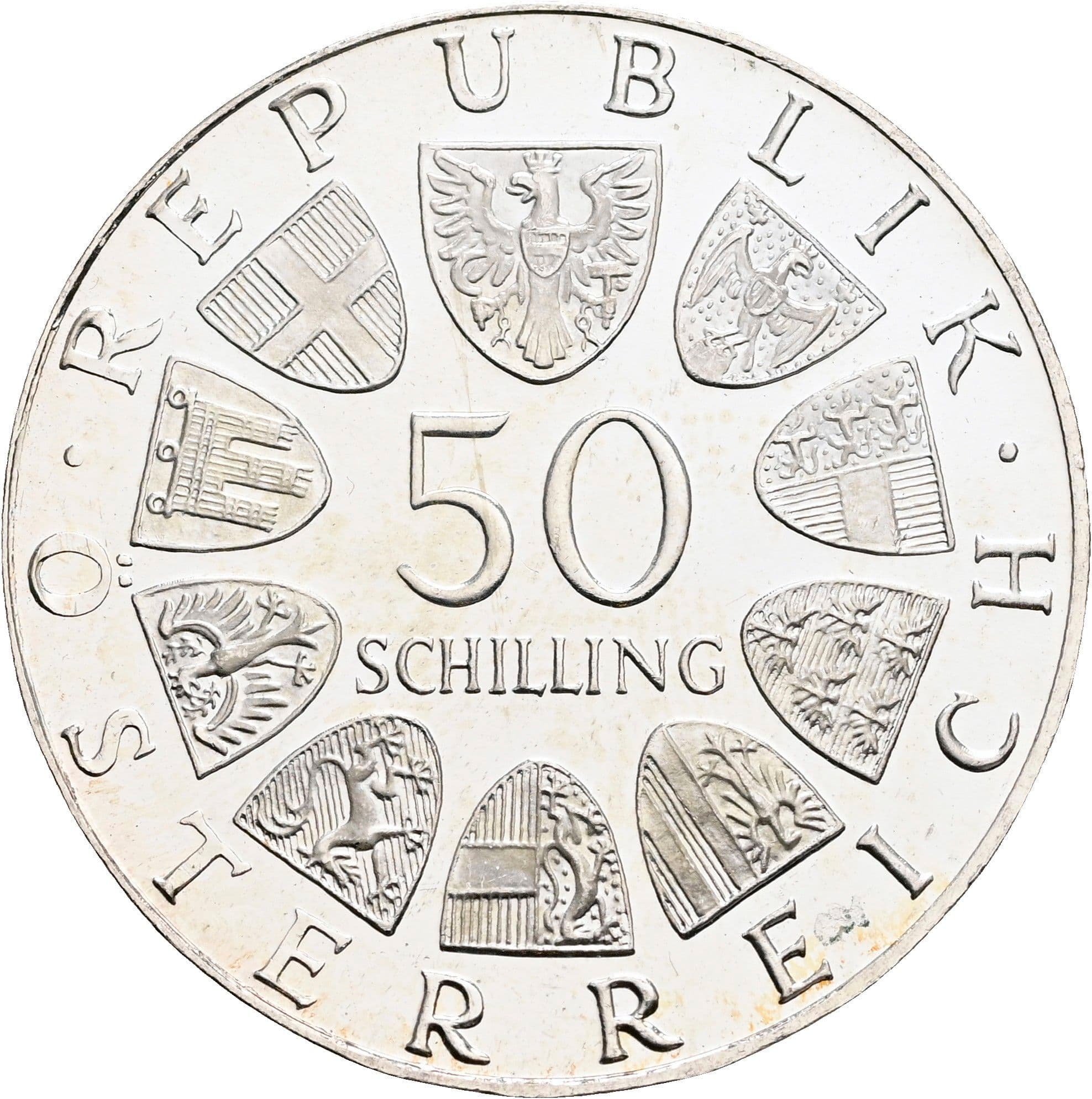 50 Schilling 1973 – Vorderseite