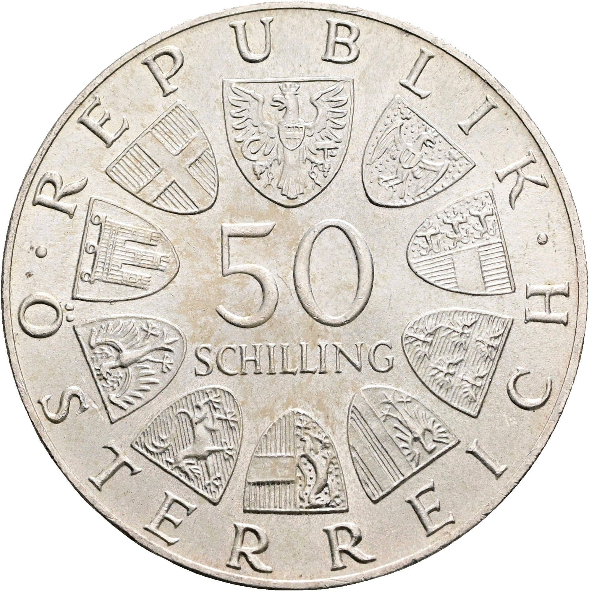 50 Schilling 1973 – Vorderseite