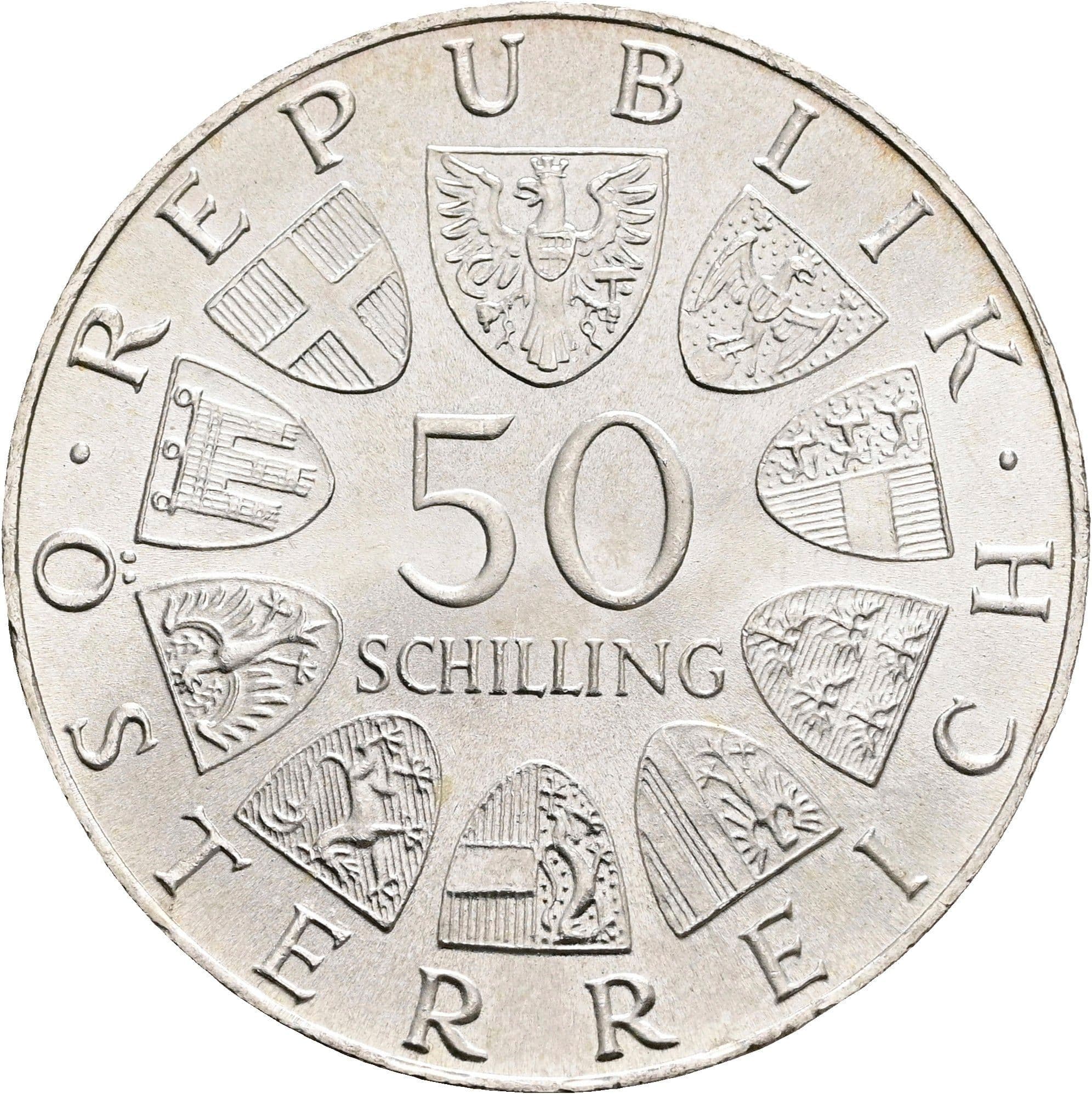 50 Schilling 1973 – Vorderseite