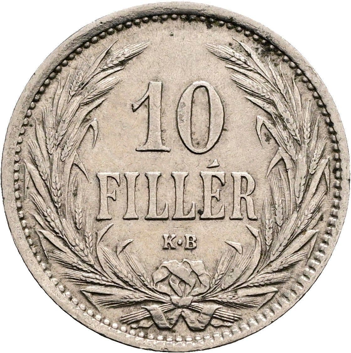 10 Filler Franz Joseph I. 1848-1916 1909 KB – Vorderseite