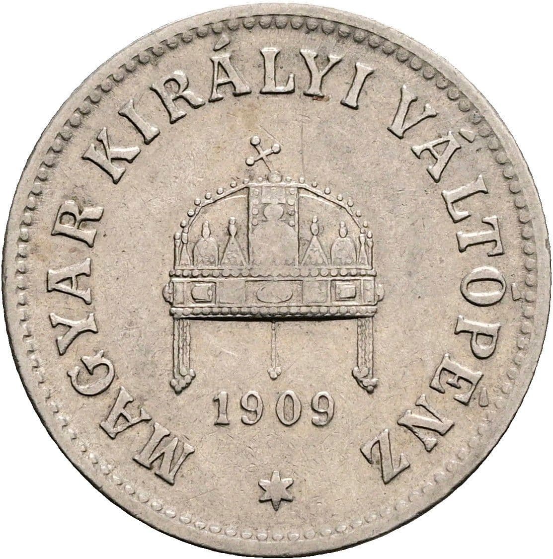 10 Filler Franz Joseph I. 1848-1916 1909 KB – Rückseite