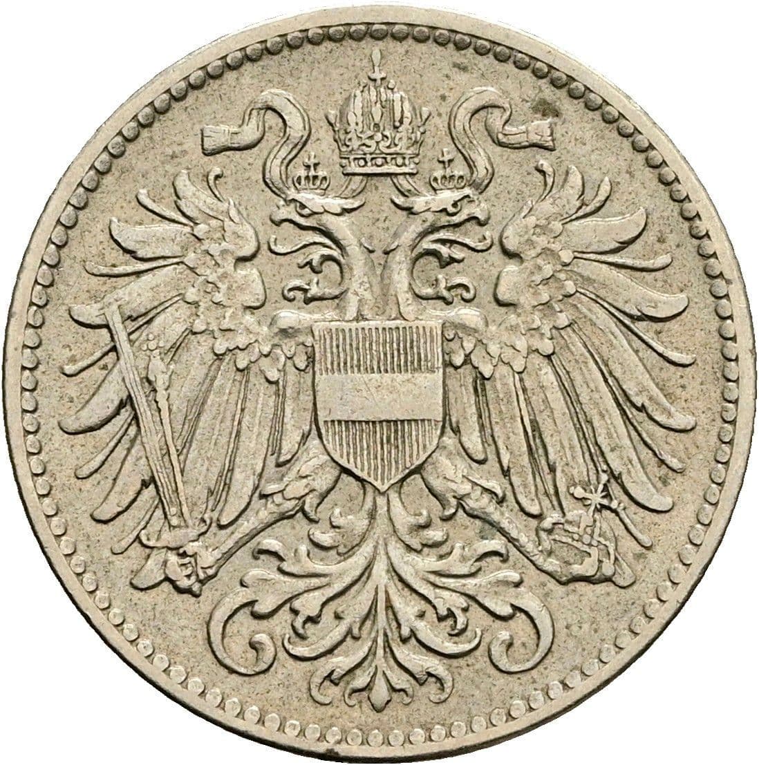 10 Heller Franz Joseph I. 1848-1916 1916 – Rückseite