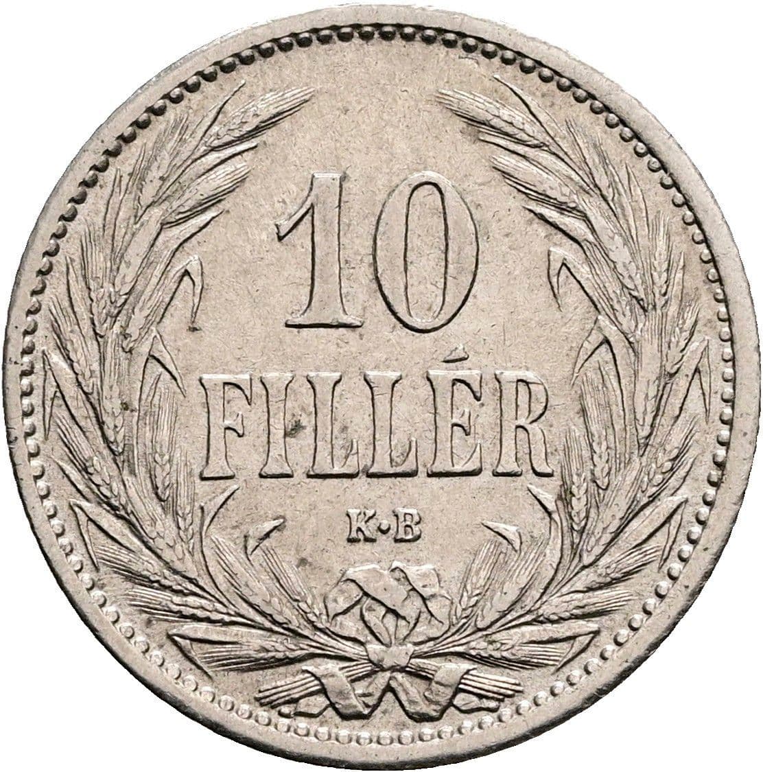 10 Filler Franz Joseph I. 1848-1916 1908 KB – Vorderseite
