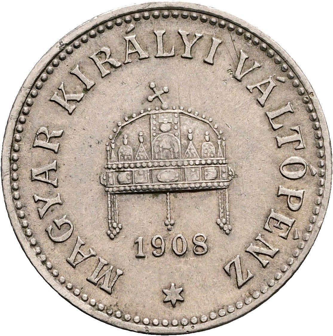 10 Filler Franz Joseph I. 1848-1916 1908 KB – Rückseite