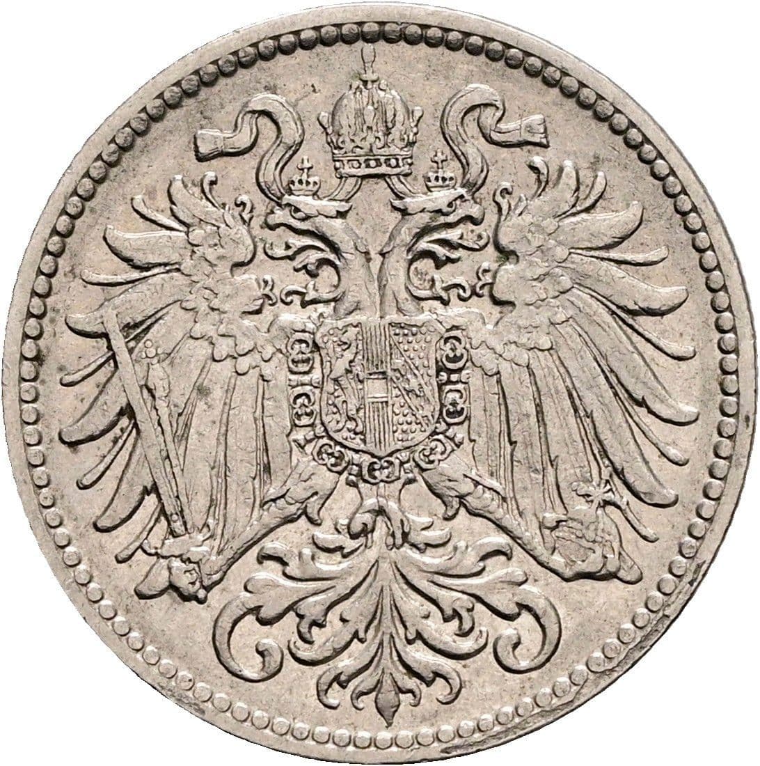 10 Heller Franz Joseph I. 1848-1916 1909 – Rückseite