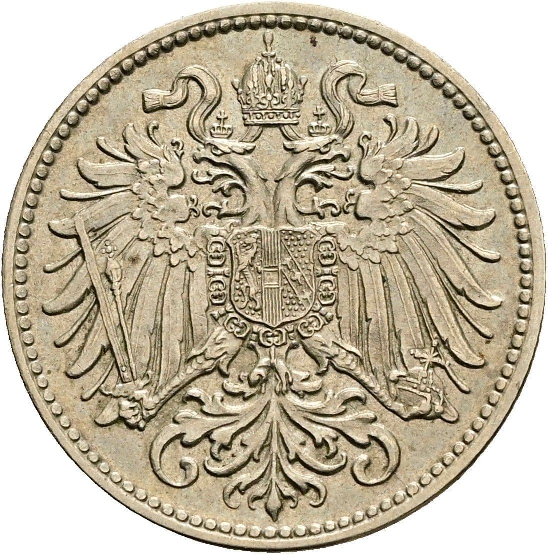 10 Heller 1915 – Rückseite