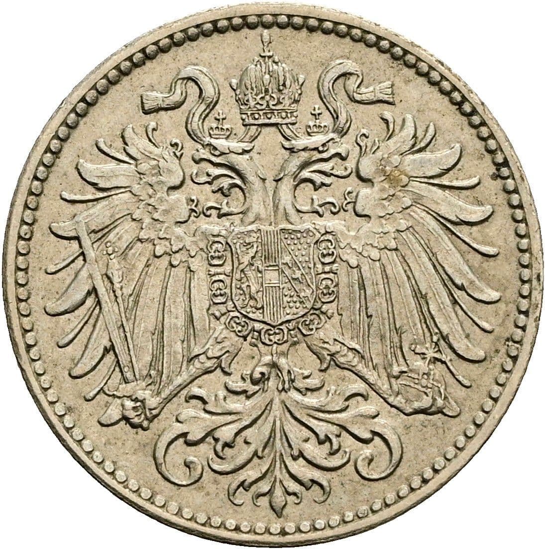10 Heller Franz Joseph I. 1848-1916 1915 – Rückseite