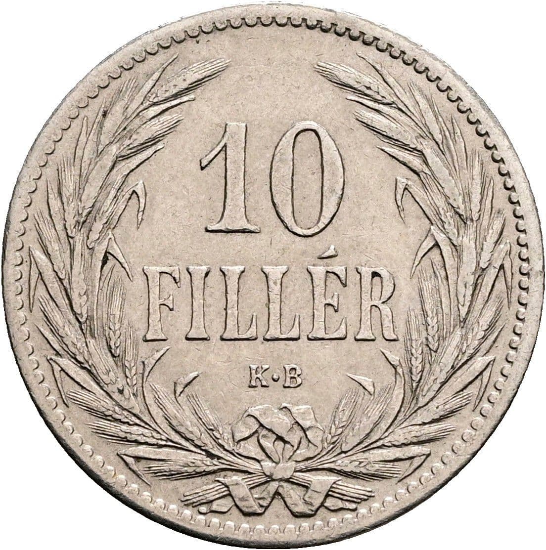 10 Filler Franz Joseph I. 1848-1916 1894 KB – Vorderseite