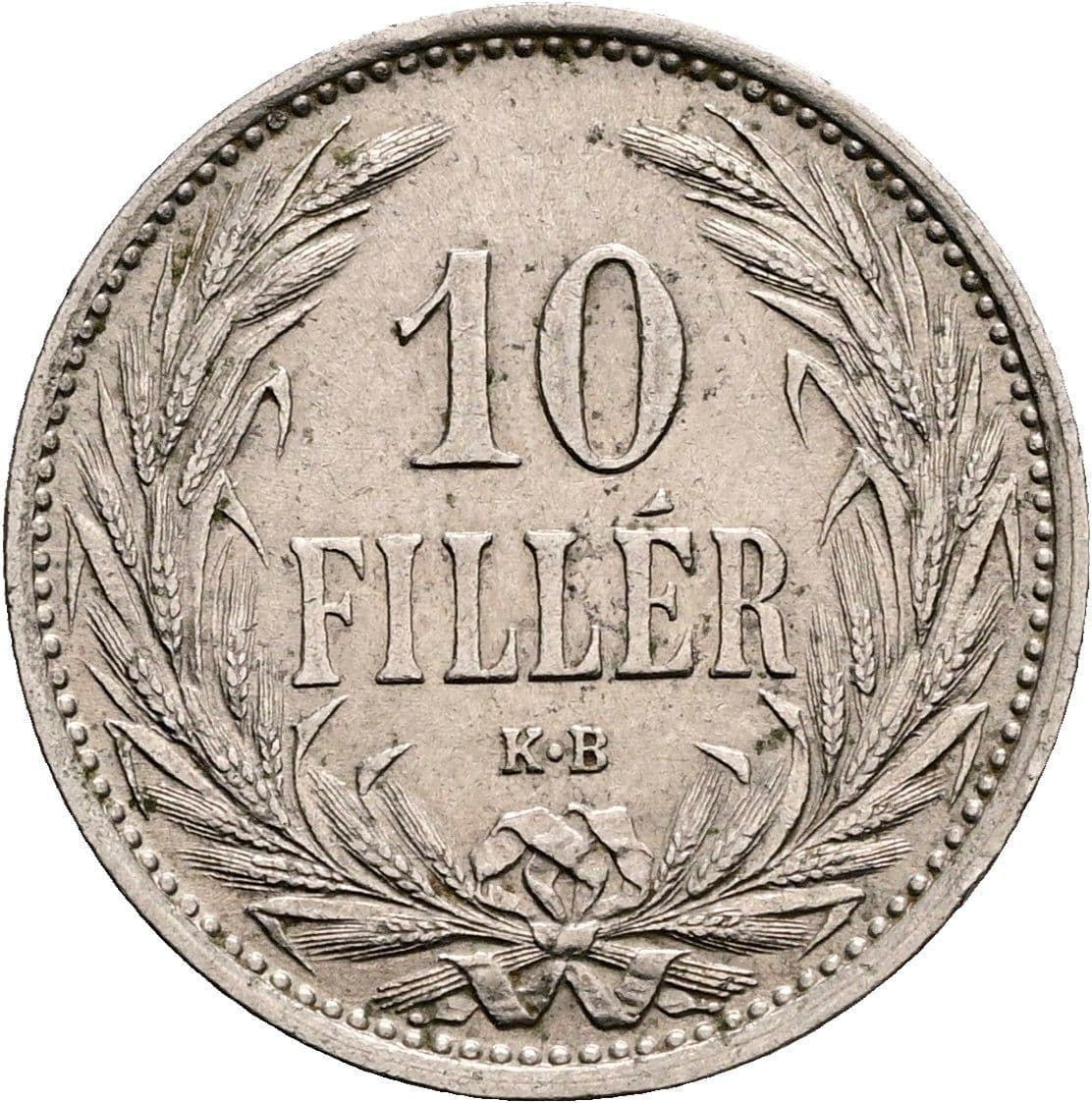 10 Filler Franz Joseph I. 1848-1916 1908 KB – Vorderseite