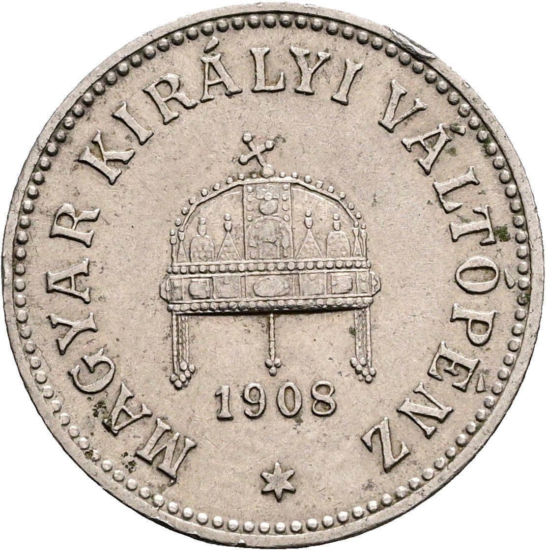 10 Filler Franz Joseph I. 1848-1916 1908 KB – Rückseite