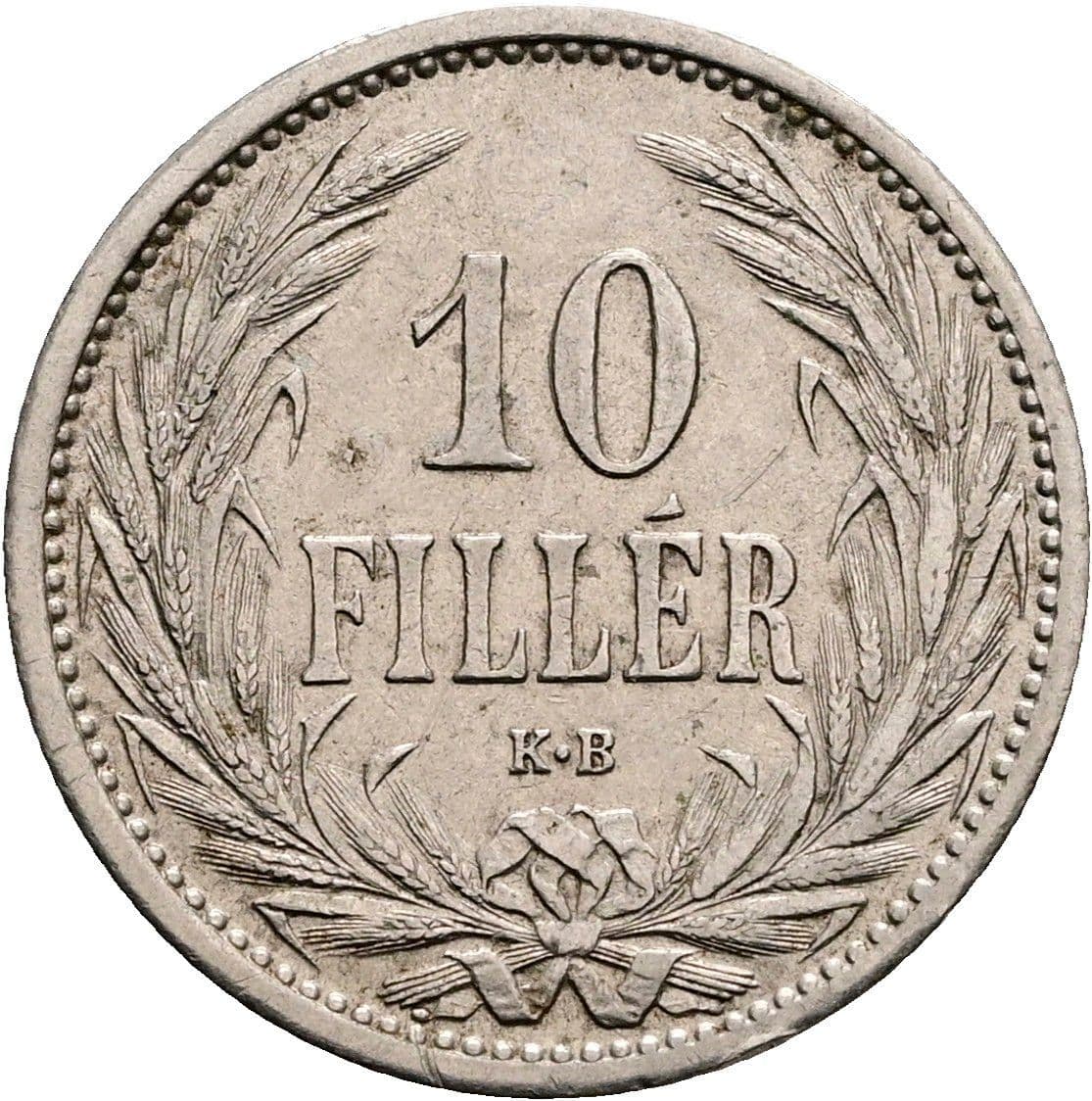 10 Filler Franz Joseph I. 1848-1916 1908 KB – Vorderseite