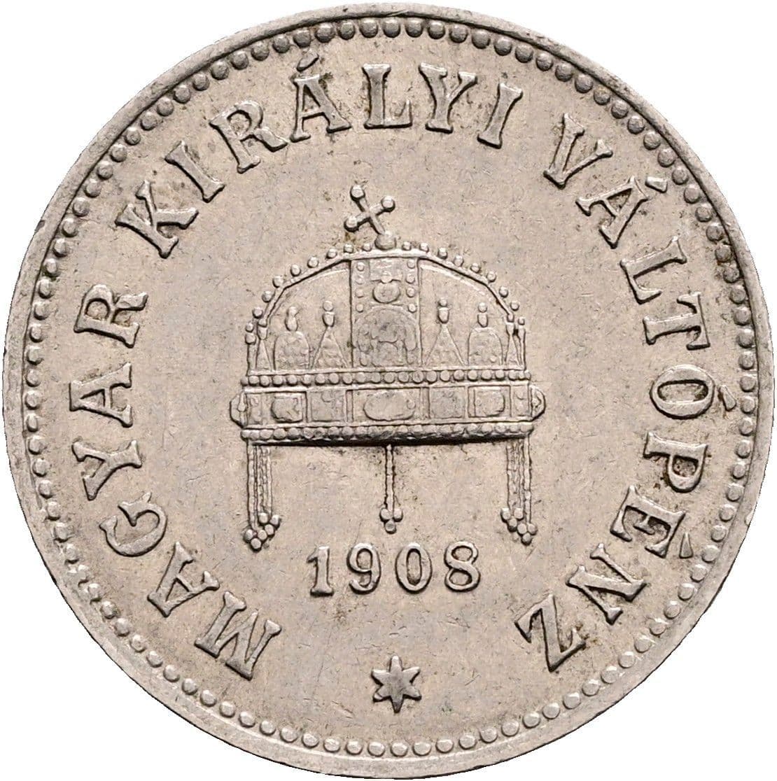 10 Filler Franz Joseph I. 1848-1916 1908 KB – Rückseite