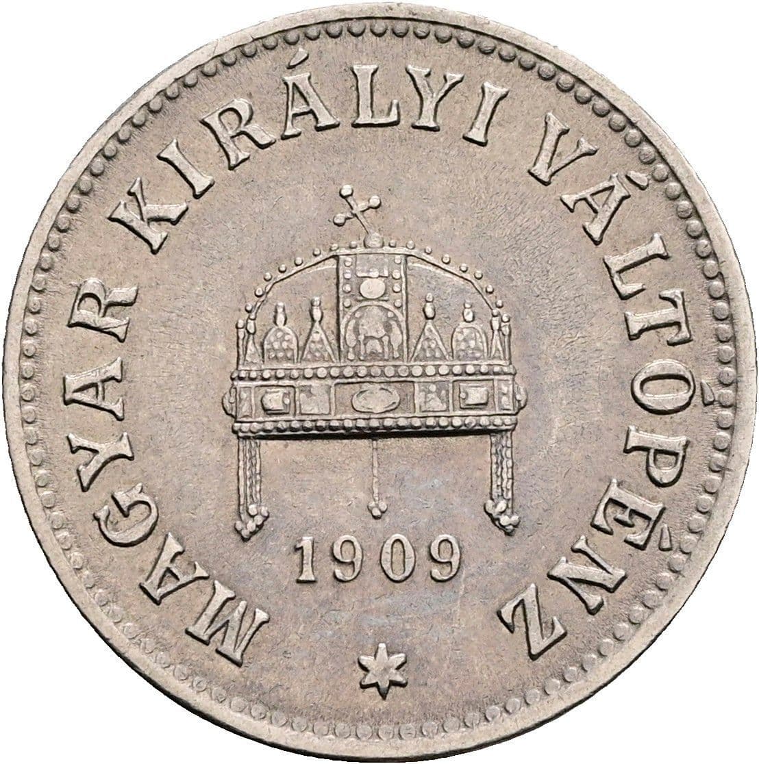 10 Filler Franz Joseph I. 1848-1916 1909 KB – Rückseite