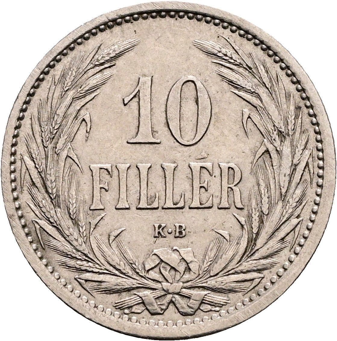 10 Filler Franz Joseph I. 1848-1916 1909 KB – Vorderseite