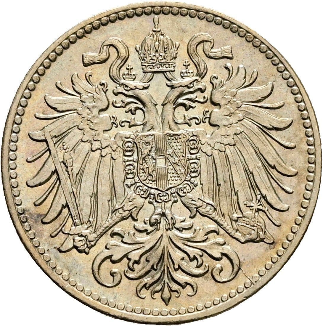 10 Heller Franz Joseph I. 1848-1916 1915 – Rückseite