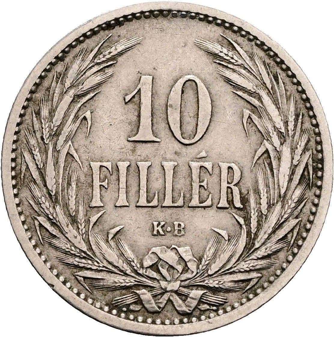 10 Filler Franz Joseph I. 1848-1916 1909 KB – Vorderseite