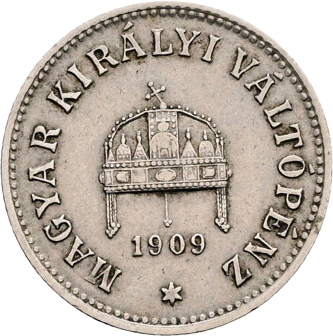 10 Filler Franz Joseph I. 1848-1916 1909 KB – Rückseite
