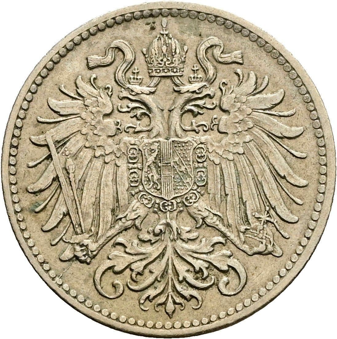 10 Heller Franz Joseph I. 1848-1916 1915 – Rückseite