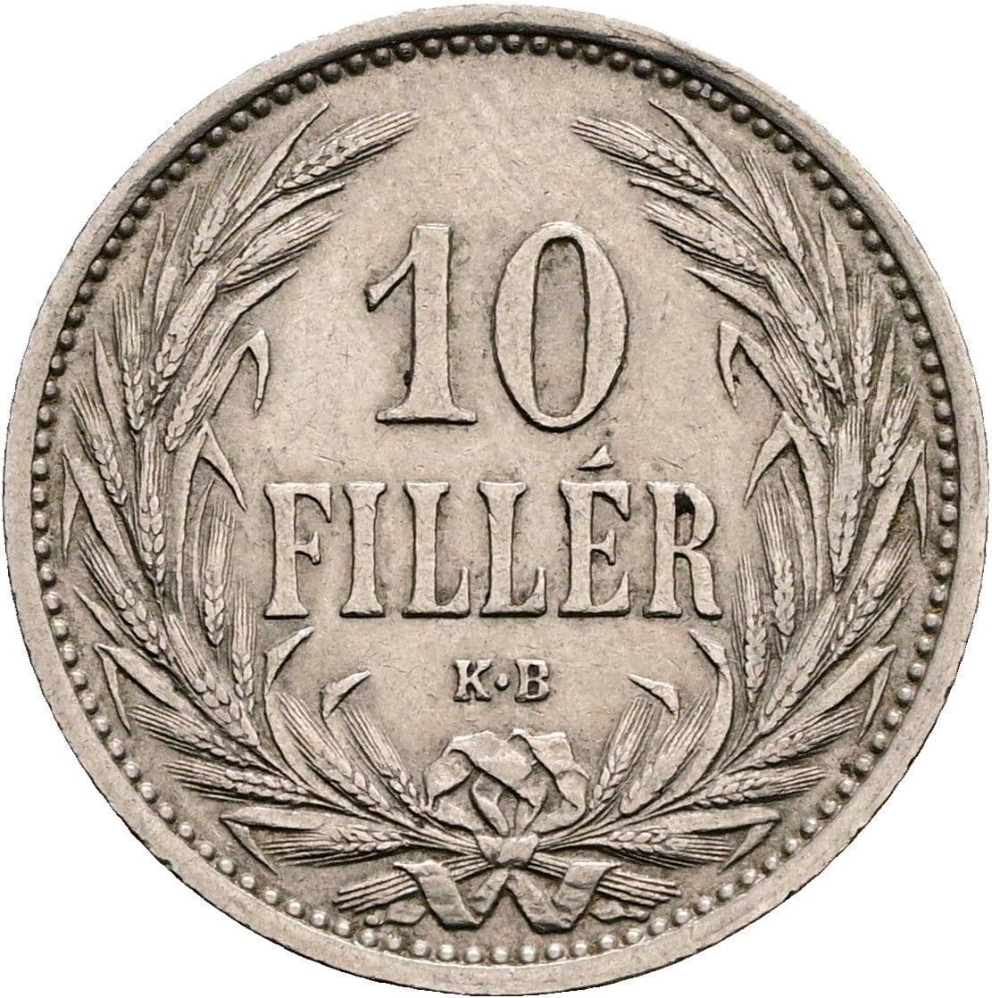 10 Filler Franz Joseph I. 1848-1916 1909 KB – Vorderseite