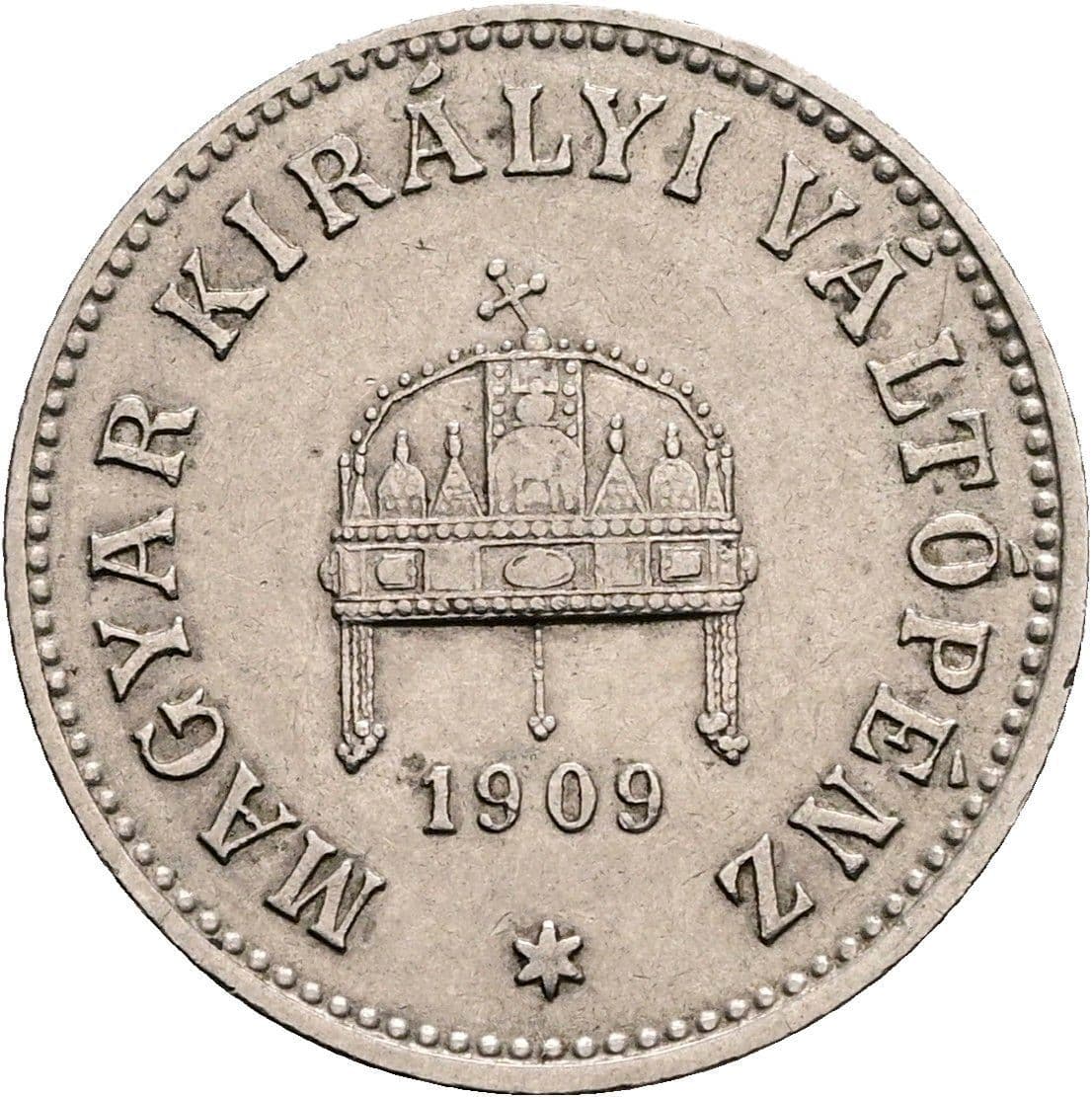 10 Filler Franz Joseph I. 1848-1916 1909 KB – Rückseite
