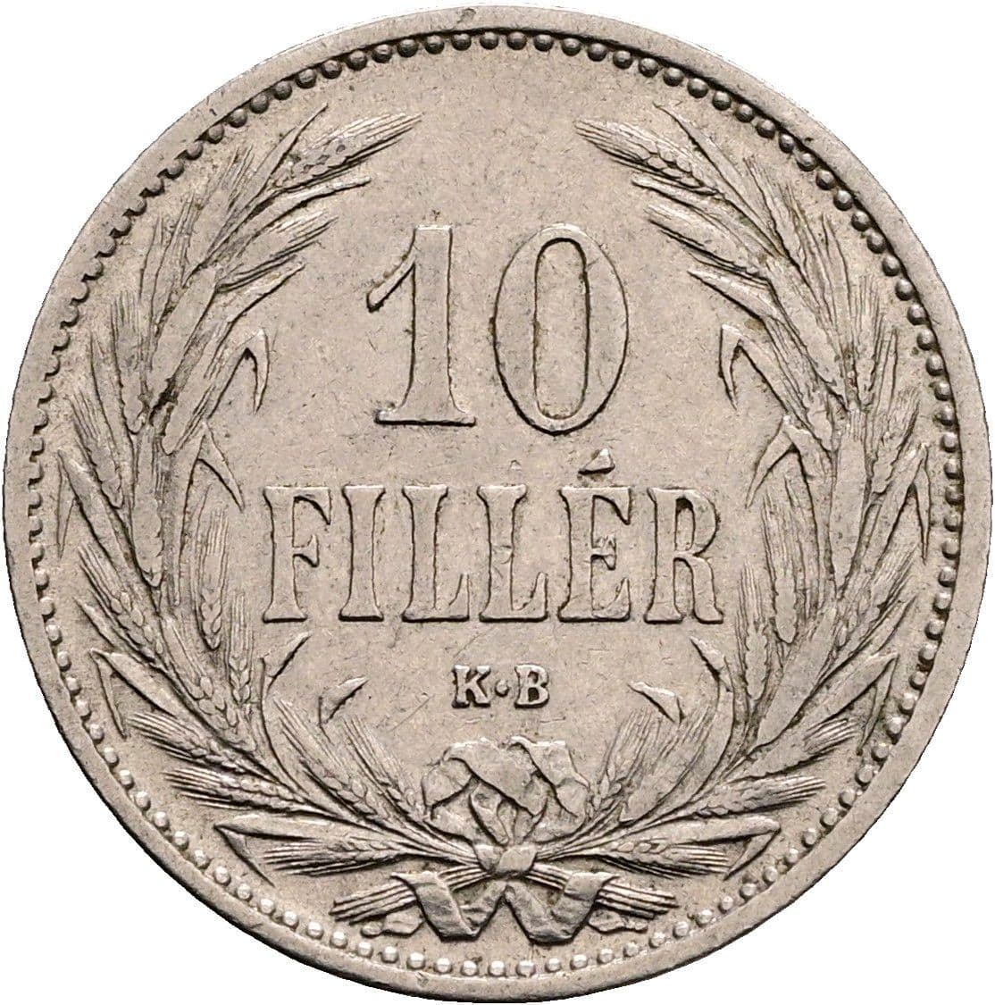 10 Filler Franz Joseph I. 1848-1916 1894 KB – Vorderseite