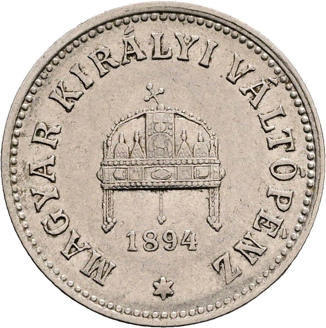 10 Filler Franz Joseph I. 1848-1916 1894 KB – Rückseite