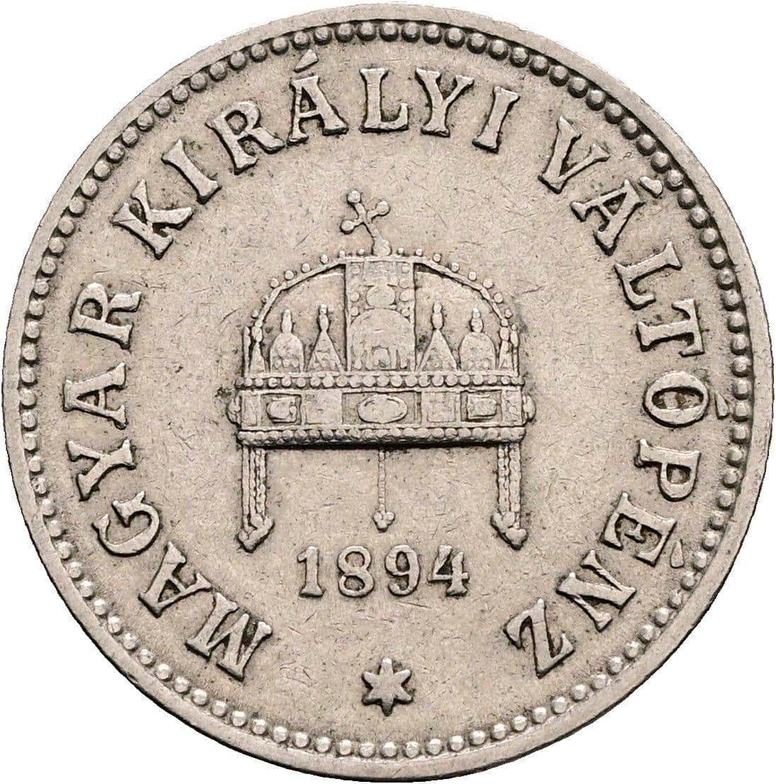 10 Filler Franz Joseph I. 1848-1916 1894 – Rückseite