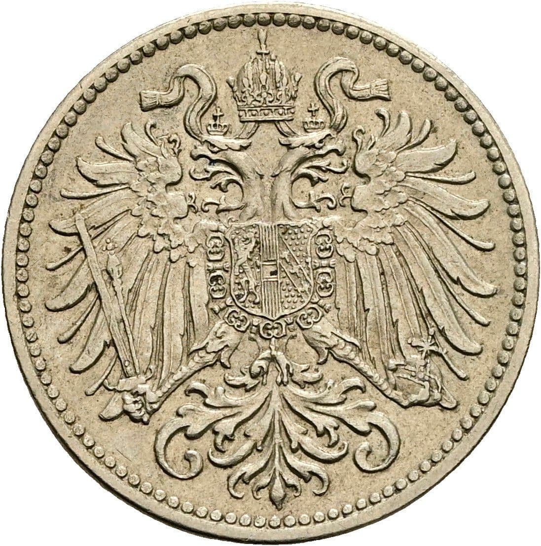 10 Heller Franz Joseph I. 1848-1916 1916 – Rückseite