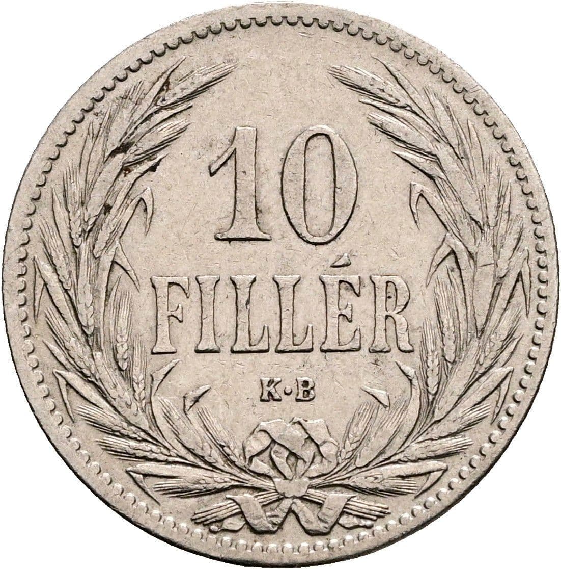 10 Filler Franz Joseph I. 1848-1916 1894 KB – Vorderseite