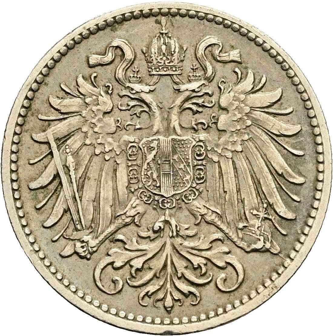 10 Heller Franz Joseph I. 1848-1916 1915 – Rückseite