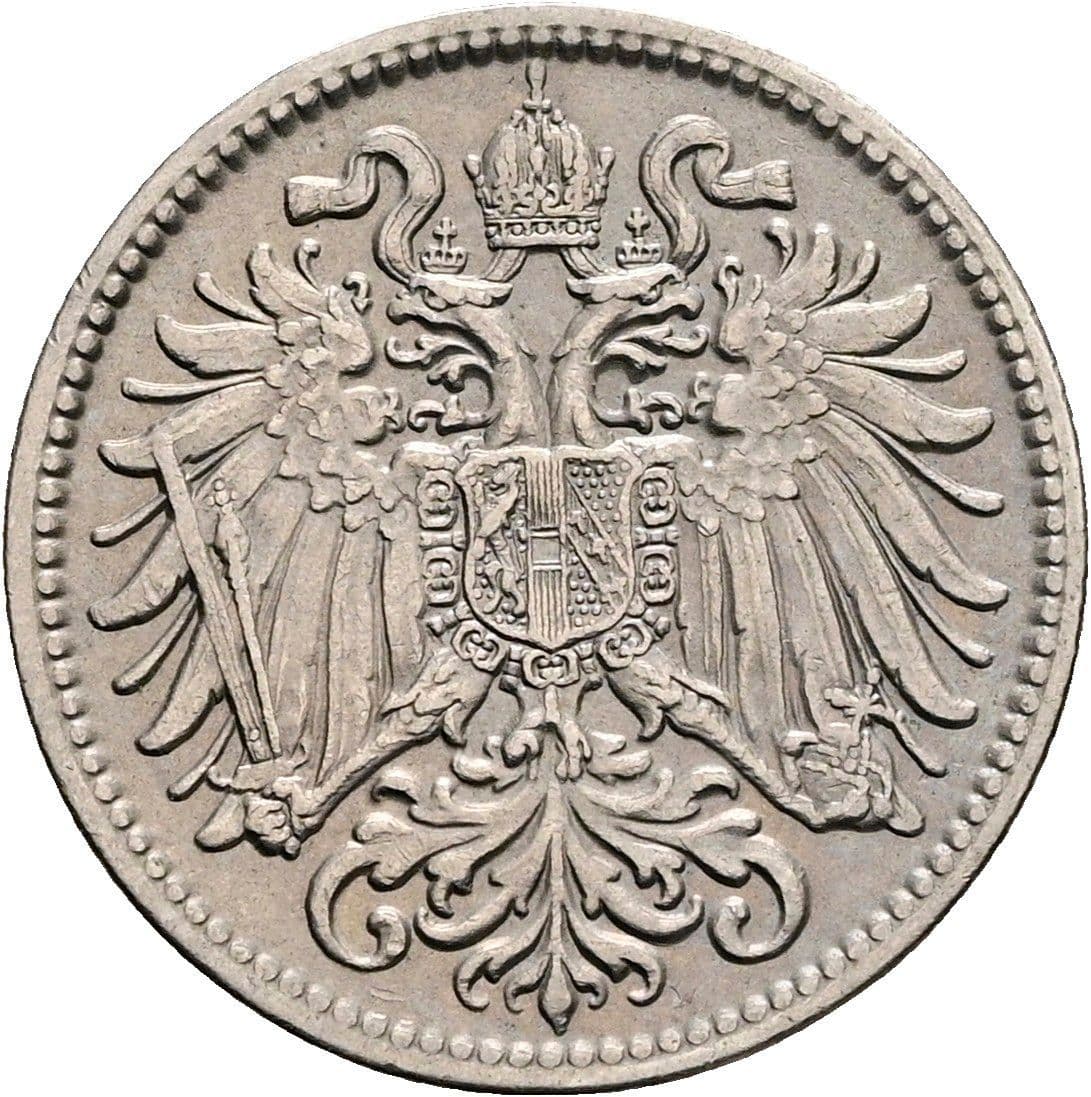 10 Heller Franz Joseph I. 1848-1916 1908 – Rückseite