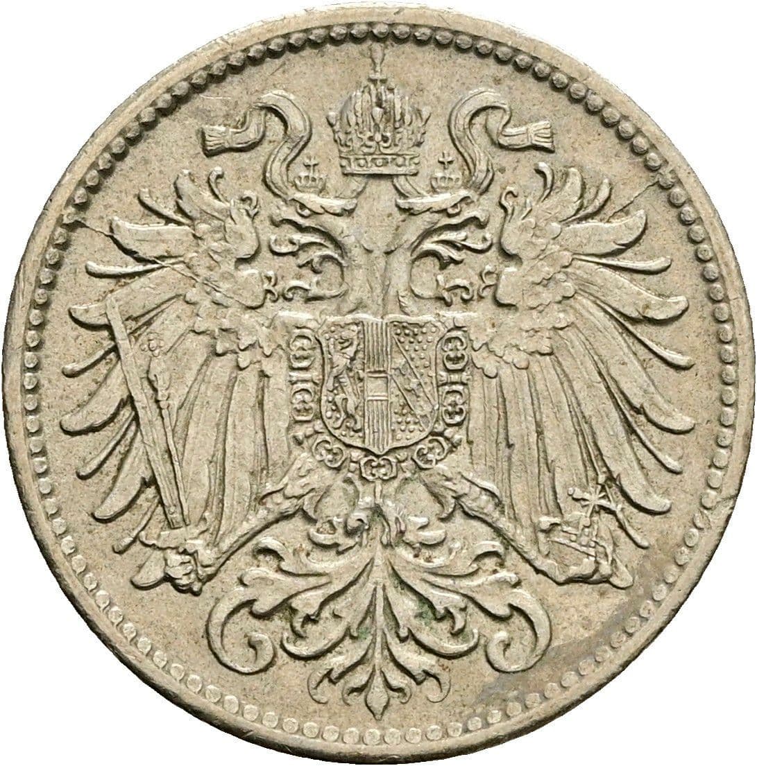 10 Heller Franz Joseph I. 1848-1916 1916 – Rückseite