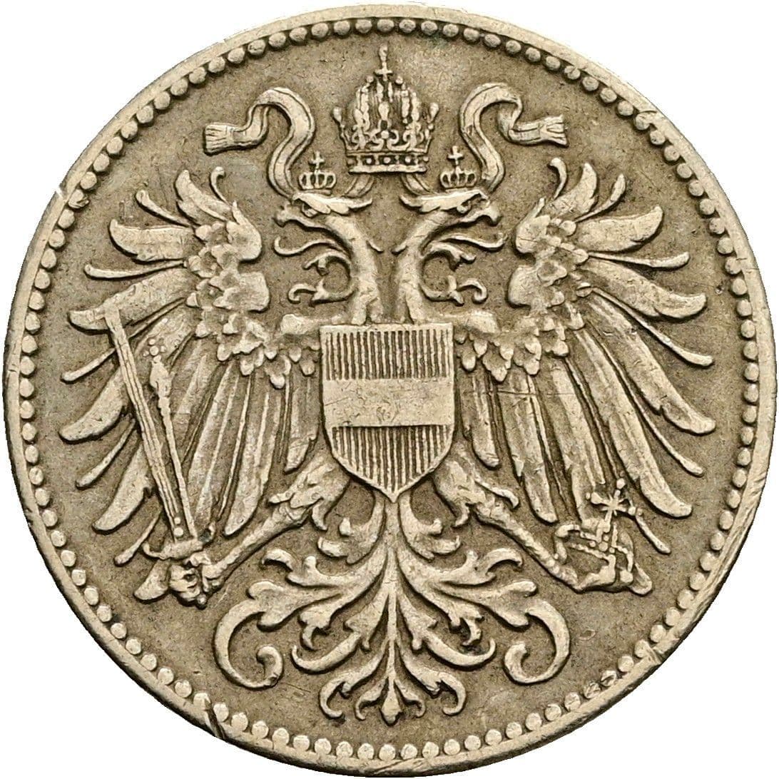 10 Heller Franz Joseph I. 1848-1916 1916 – Rückseite