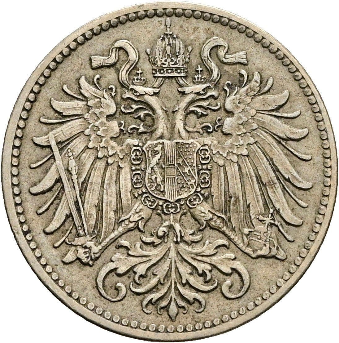 10 Heller Franz Joseph I. 1848-1916 1915 – Rückseite
