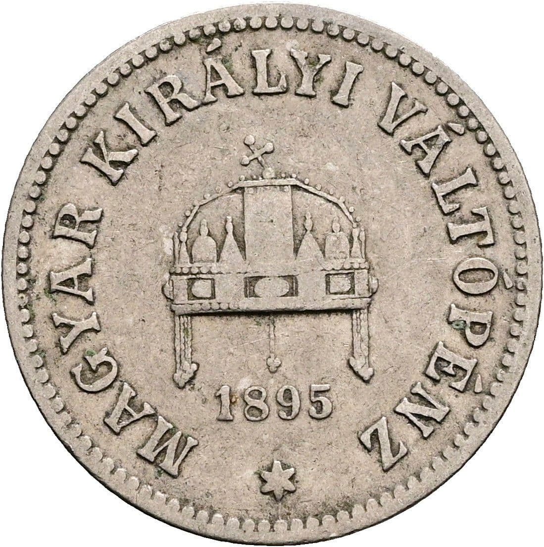 10 Filler Franz Joseph I. 1848-1916 1895 KB – Rückseite