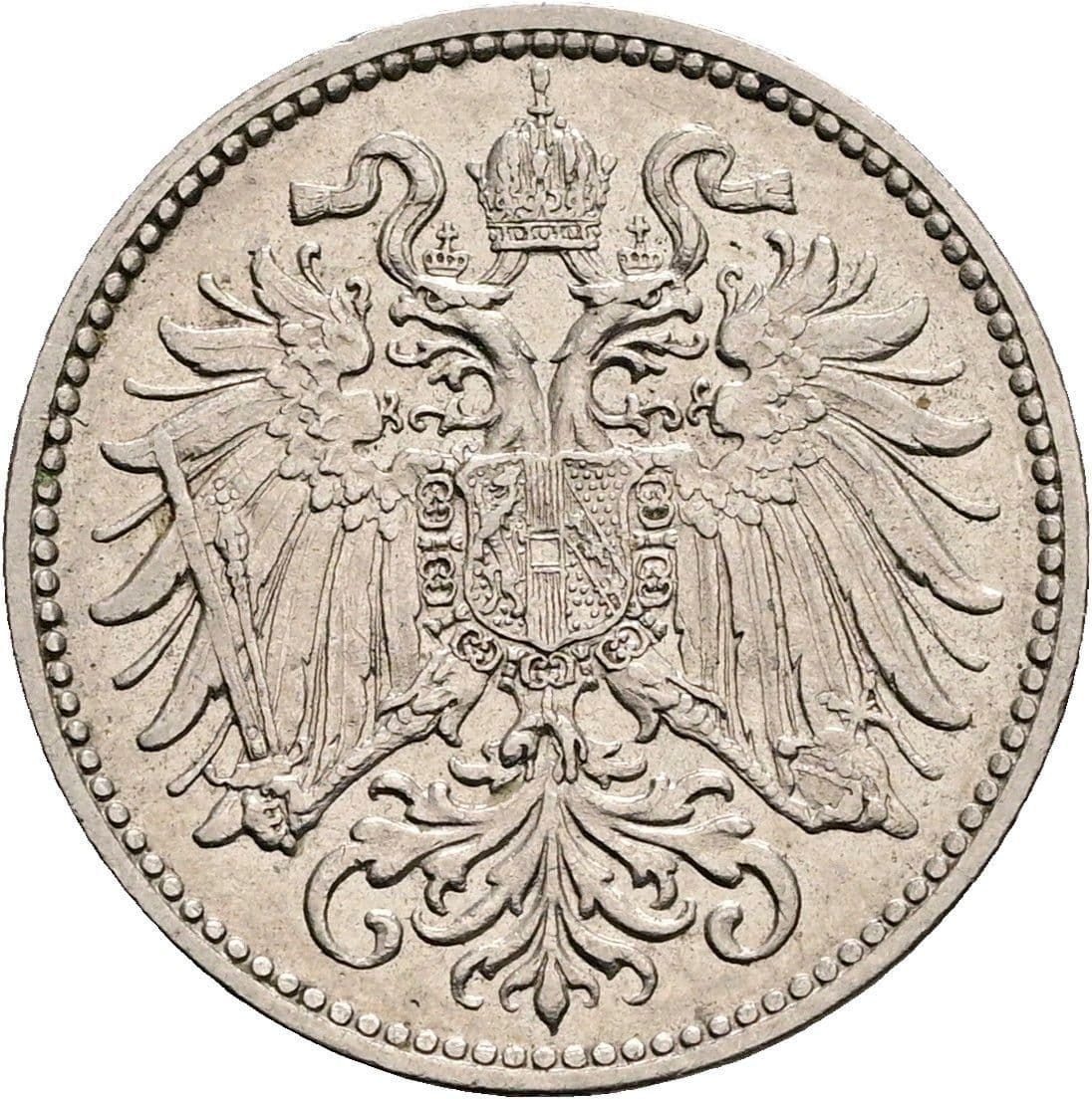 10 Heller Franz Joseph I. 1848-1916 1909 – Rückseite