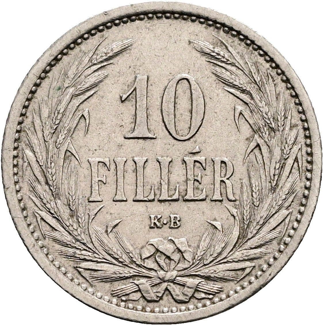10 Filler Franz Joseph I. 1848-1916 1908 KB – Vorderseite