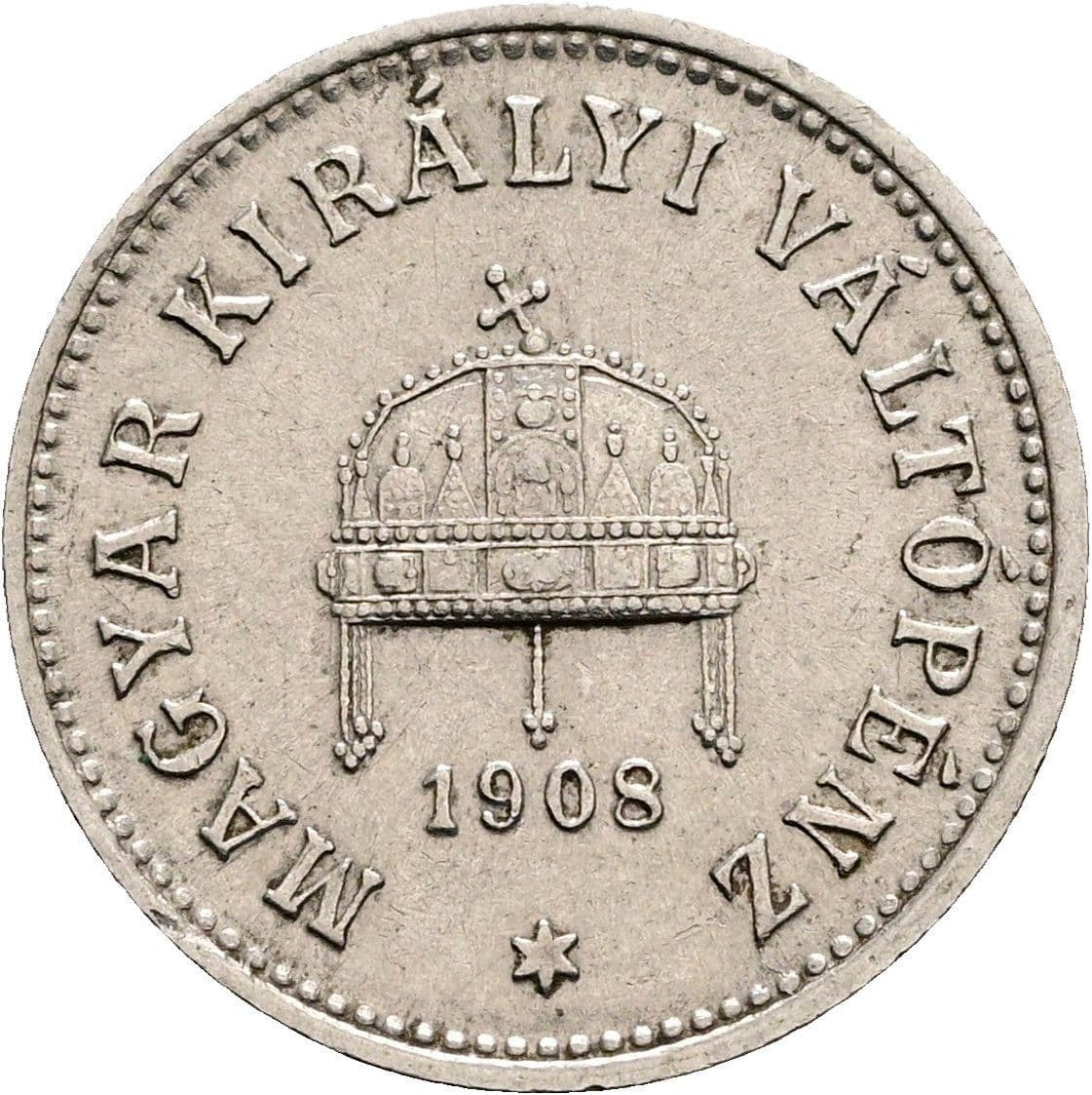 10 Filler Franz Joseph I. 1848-1916 1908 KB – Rückseite