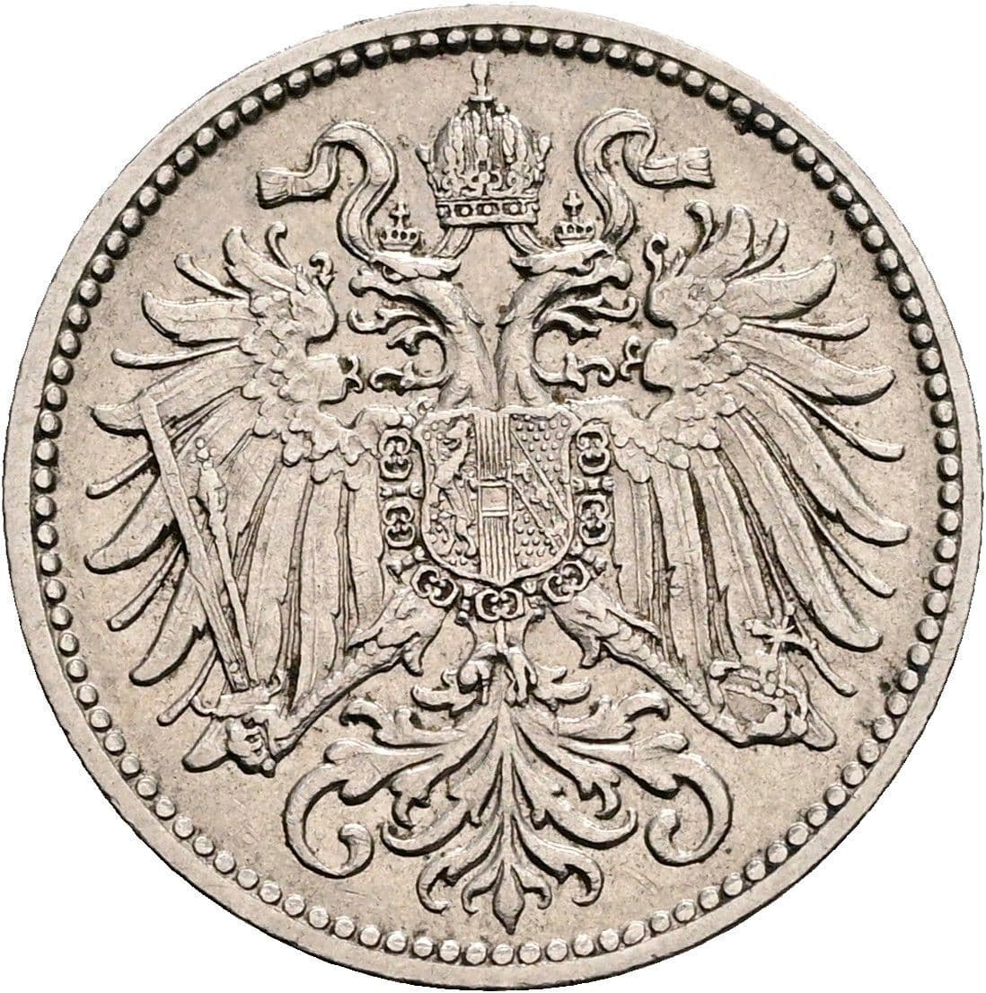 10 Heller Franz Joseph I. 1848-1916 1908 – Rückseite