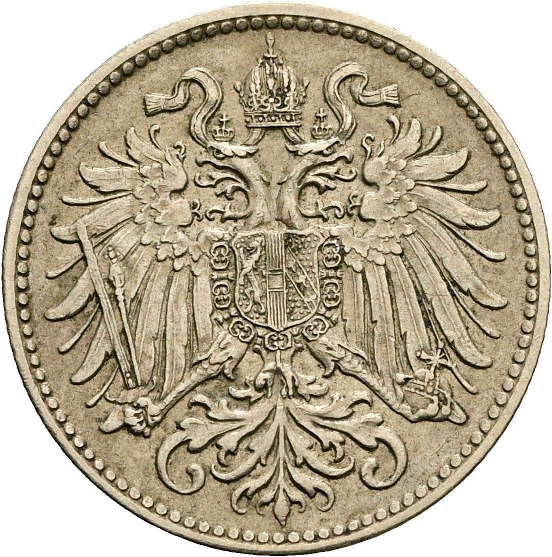 10 Heller Franz Joseph I. 1848-1916 1915 – Rückseite