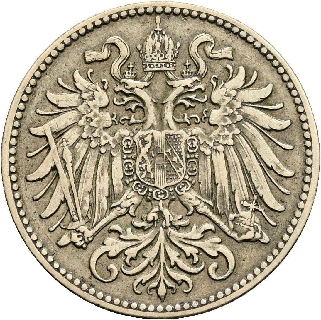 10 Heller Franz Joseph I. 1848-1916 1915 – Rückseite