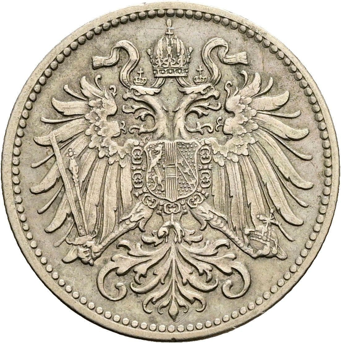 10 Heller Franz Joseph I. 1848-1916 1915 – Rückseite