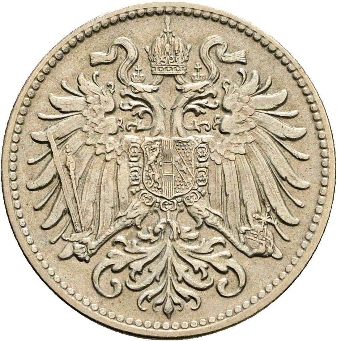 10 Heller Franz Joseph I. 1848-1916 1915 – Rückseite