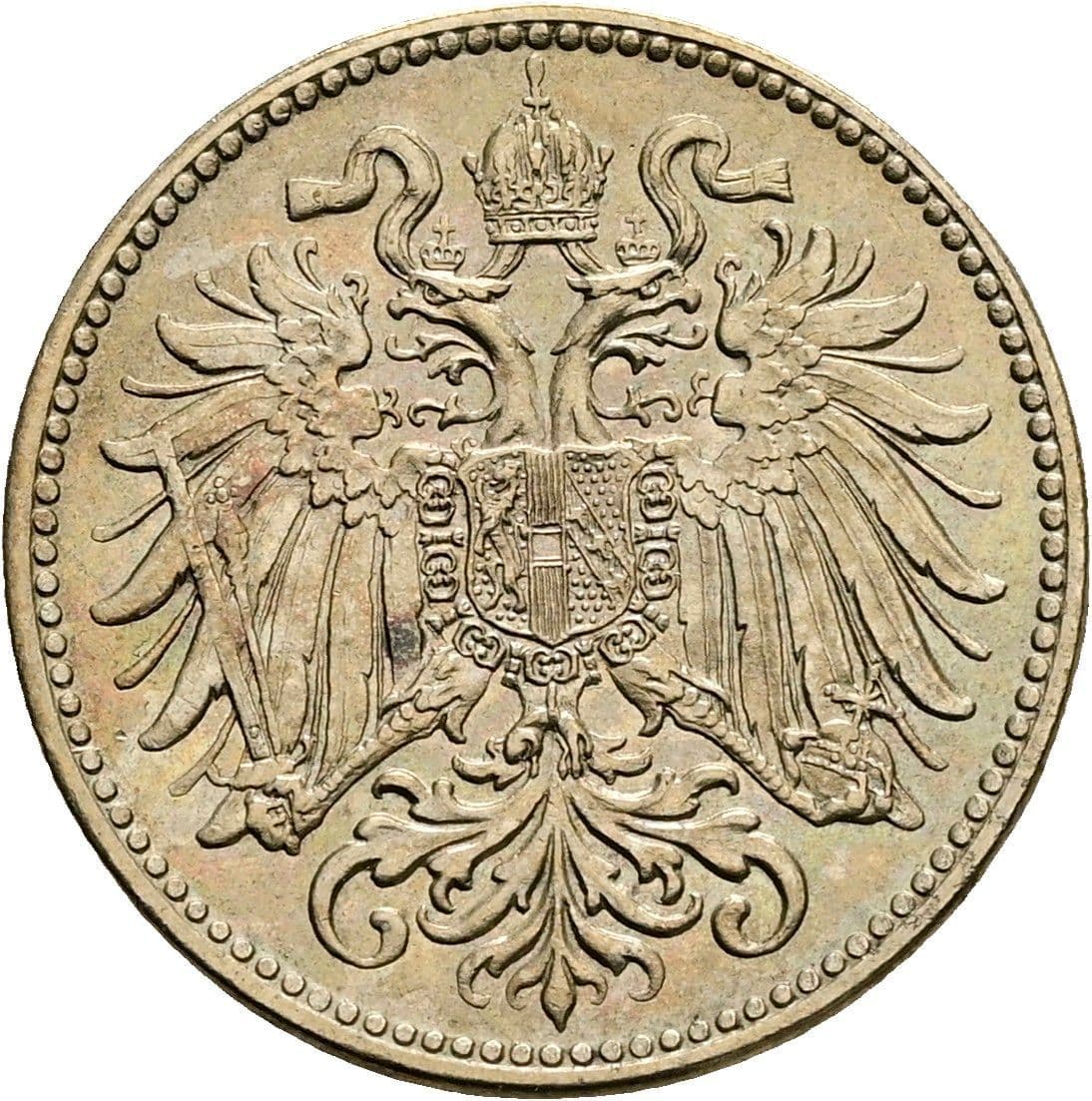 10 Heller Franz Joseph I. 1848-1916 1915 – Rückseite